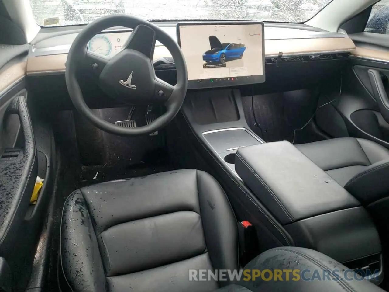 8 Photograph of a damaged car 5YJ3E1EB9NF232474 TESLA MODEL 3 2022