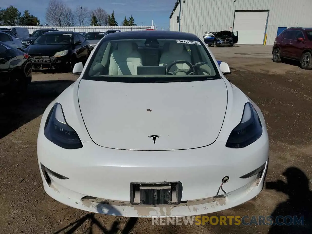 5 Photograph of a damaged car 5YJ3E1EB9NF239876 TESLA MODEL 3 2022