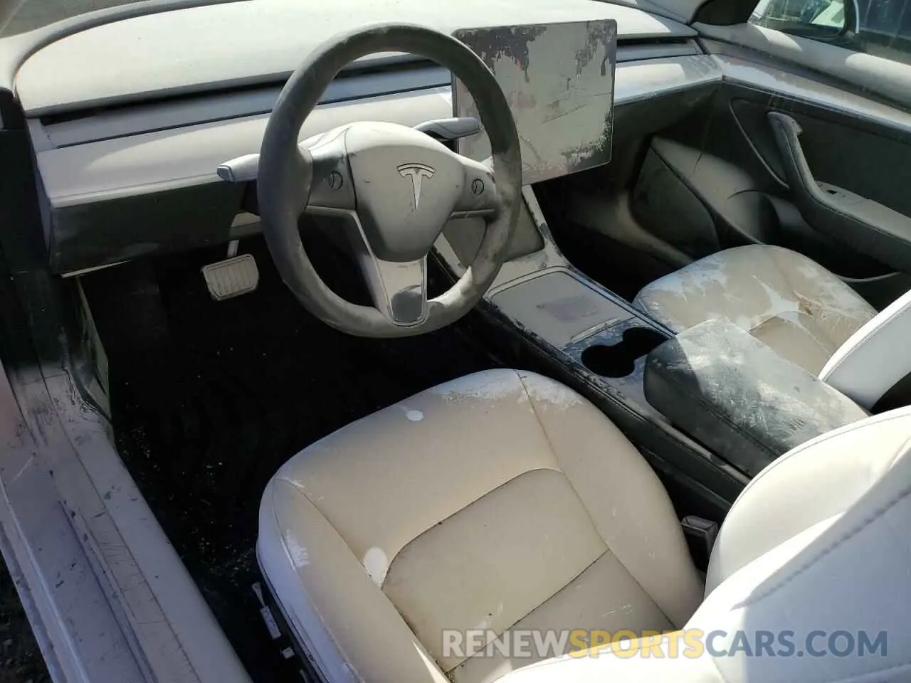8 Photograph of a damaged car 5YJ3E1EB9NF239876 TESLA MODEL 3 2022