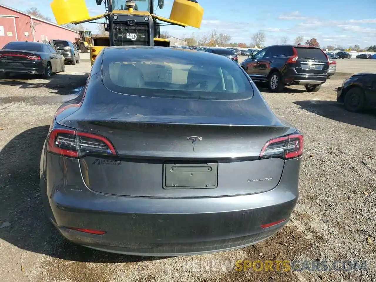 6 Photograph of a damaged car 5YJ3E1EB9NF247556 TESLA MODEL 3 2022