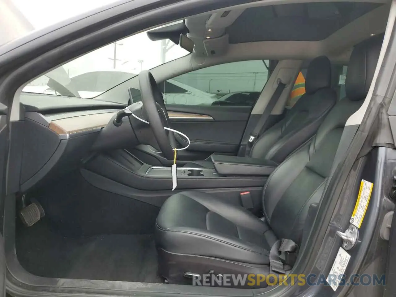 7 Photograph of a damaged car 5YJ3E1EB9NF258816 TESLA MODEL 3 2022