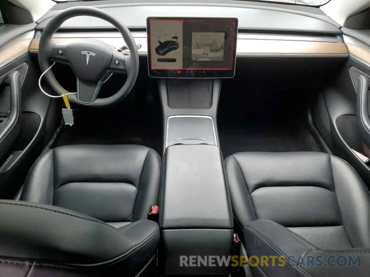 8 Photograph of a damaged car 5YJ3E1EB9NF258816 TESLA MODEL 3 2022
