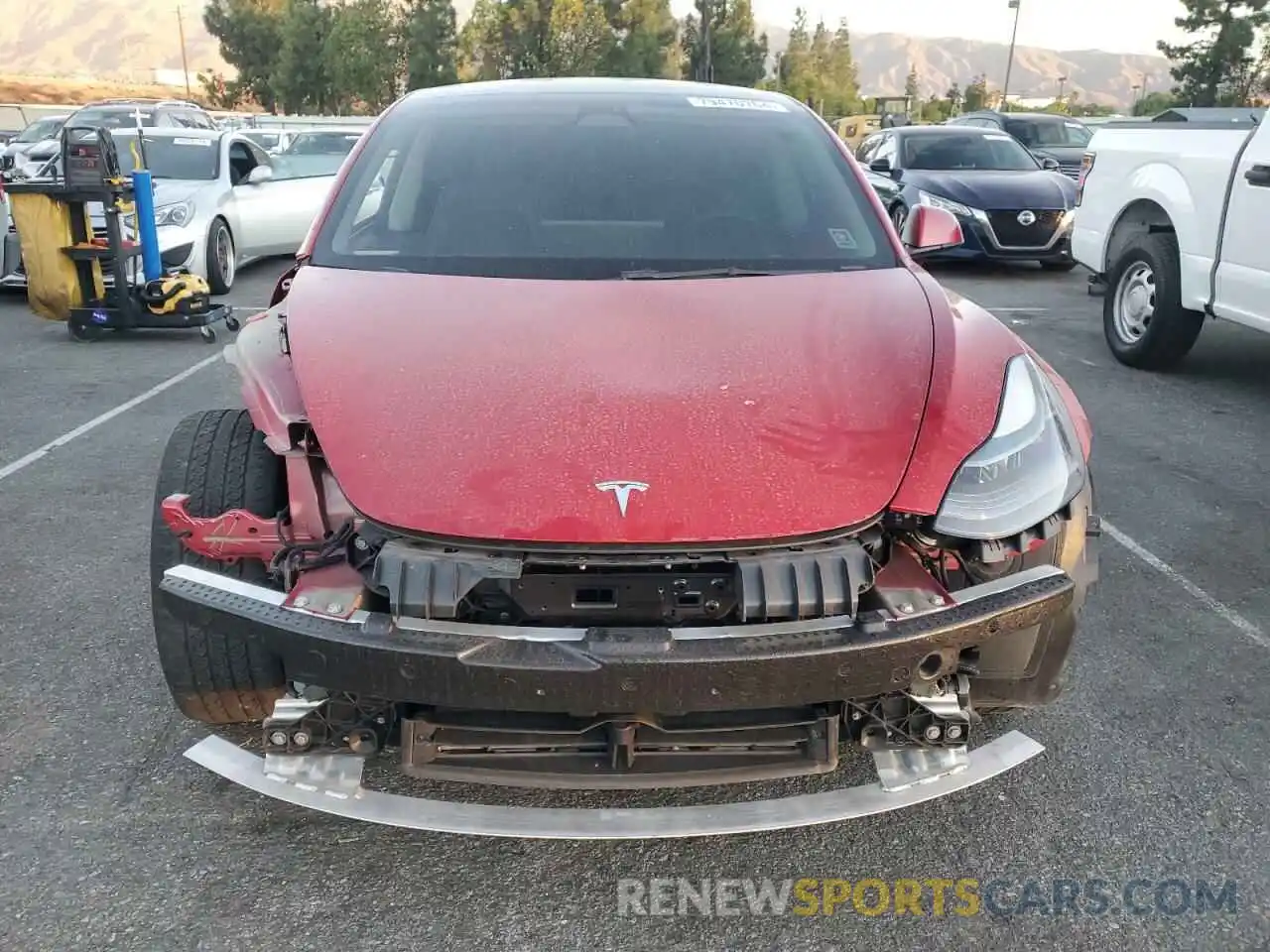 5 Photograph of a damaged car 5YJ3E1EB9NF276863 TESLA MODEL 3 2022