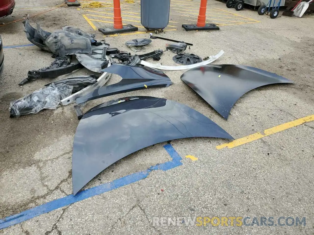 12 Photograph of a damaged car 5YJ3E1EB9NF278757 TESLA MODEL 3 2022