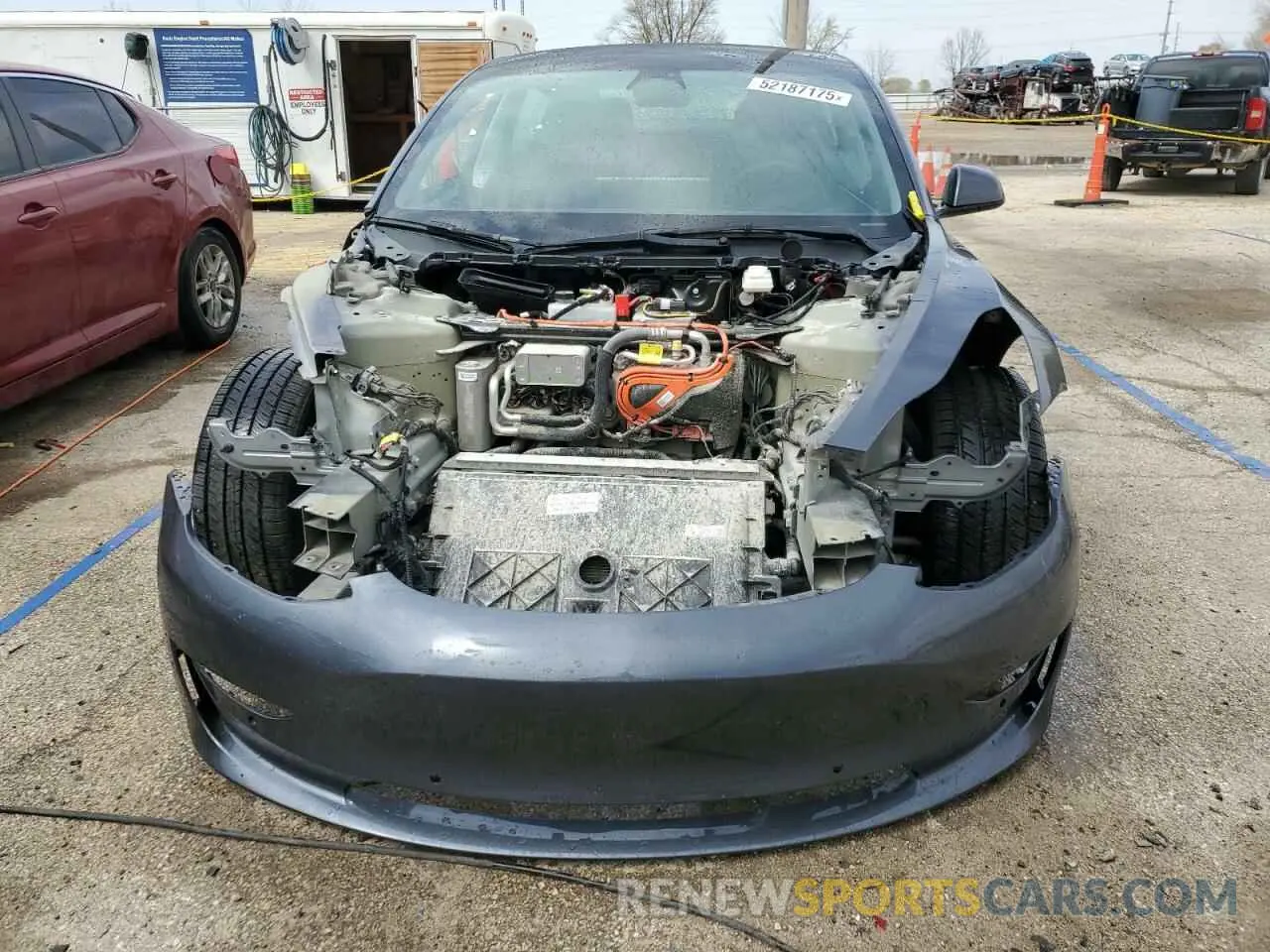 5 Photograph of a damaged car 5YJ3E1EB9NF278757 TESLA MODEL 3 2022