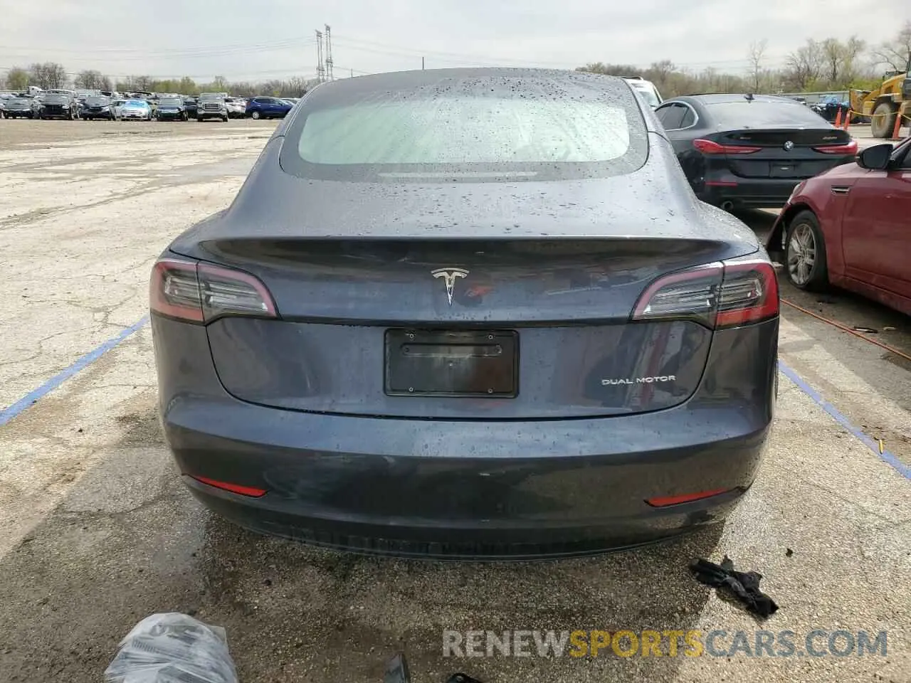 6 Photograph of a damaged car 5YJ3E1EB9NF278757 TESLA MODEL 3 2022