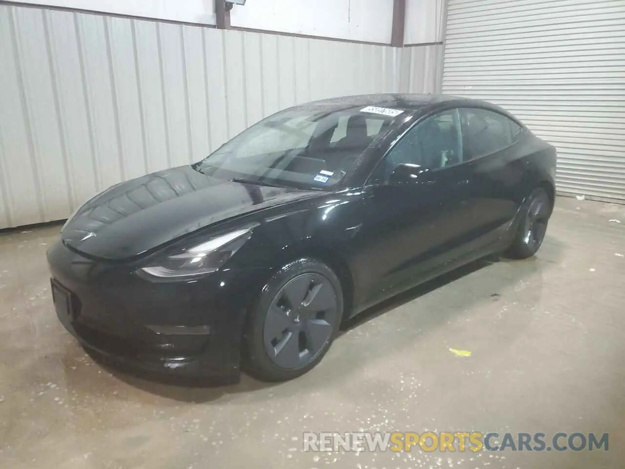 1 Photograph of a damaged car 5YJ3E1EB9NF287460 TESLA MODEL 3 2022