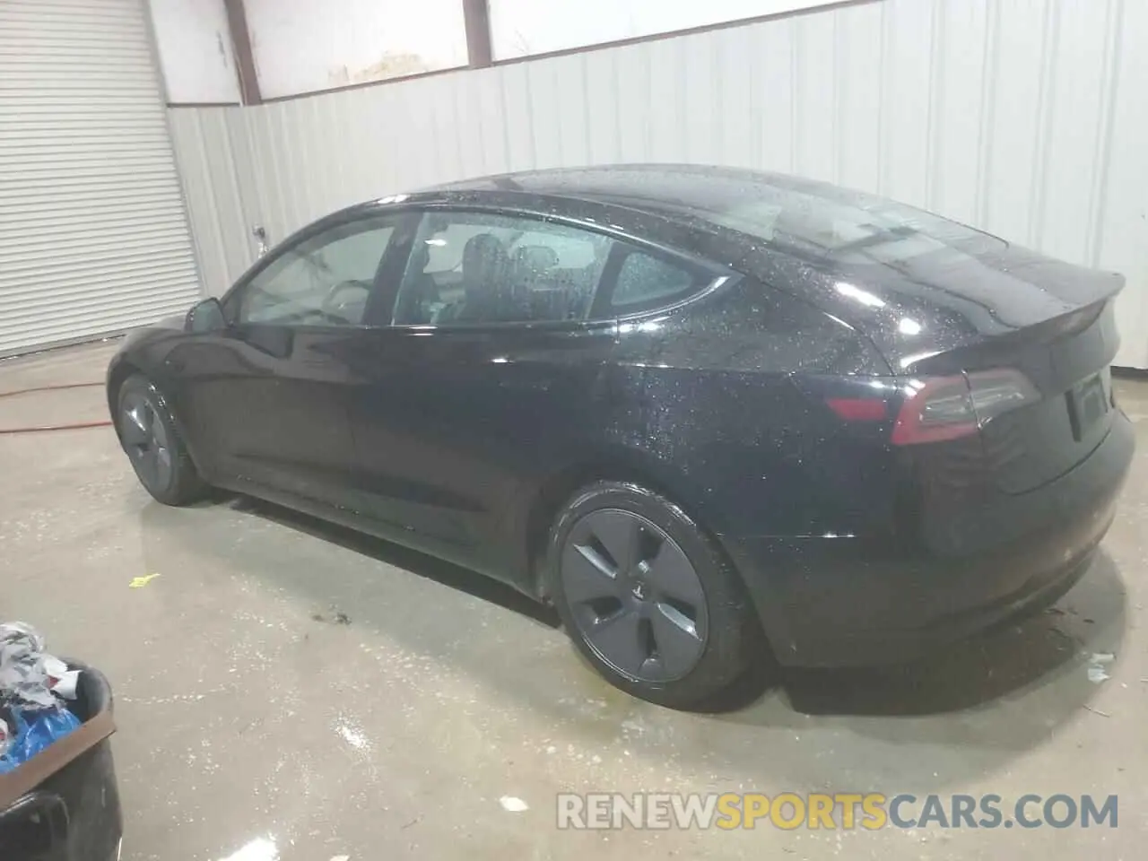 2 Photograph of a damaged car 5YJ3E1EB9NF287460 TESLA MODEL 3 2022