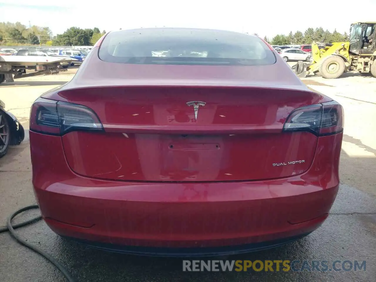 6 Photograph of a damaged car 5YJ3E1EB9NF289855 TESLA MODEL 3 2022