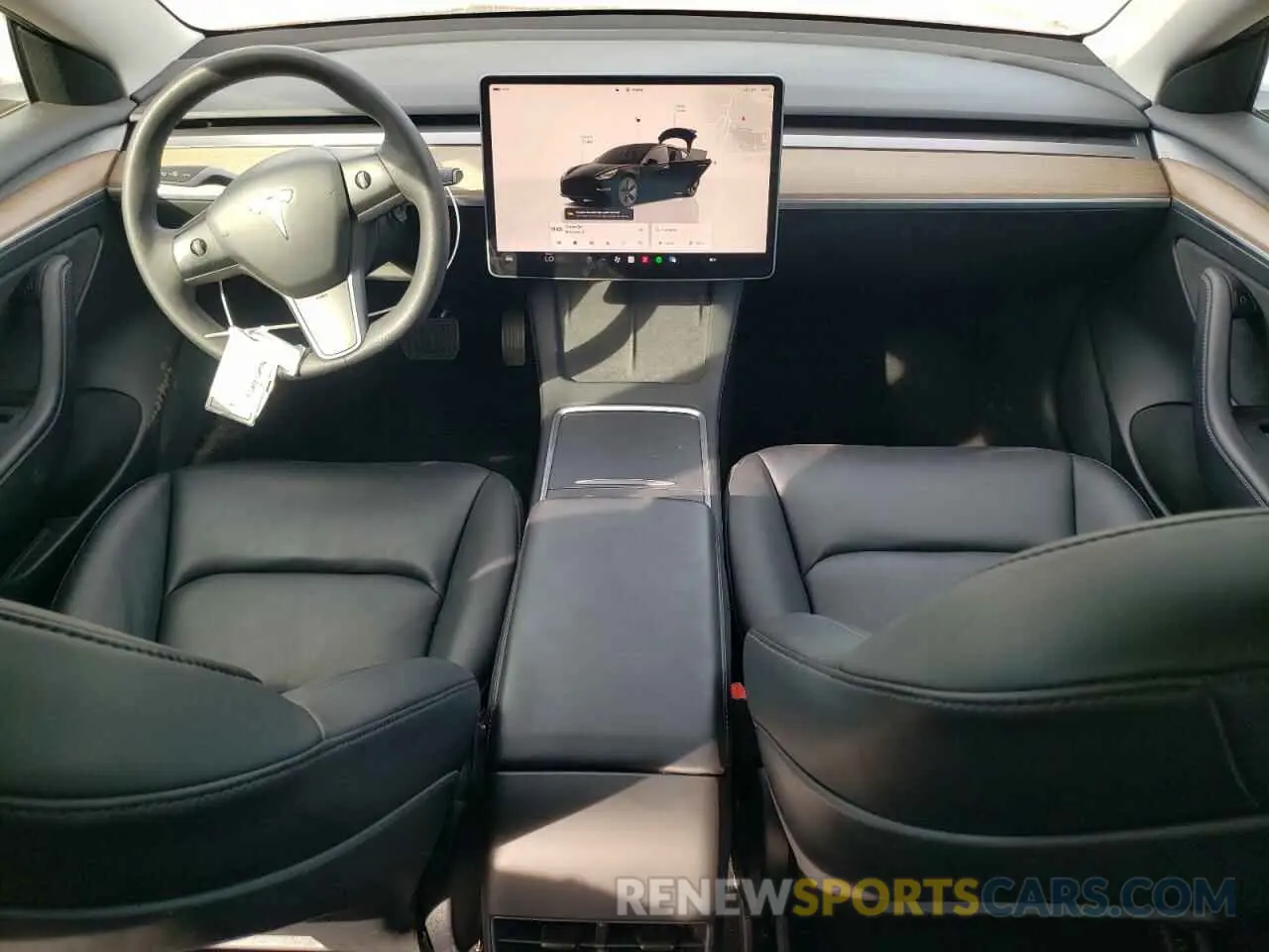 8 Photograph of a damaged car 5YJ3E1EB9NF289855 TESLA MODEL 3 2022