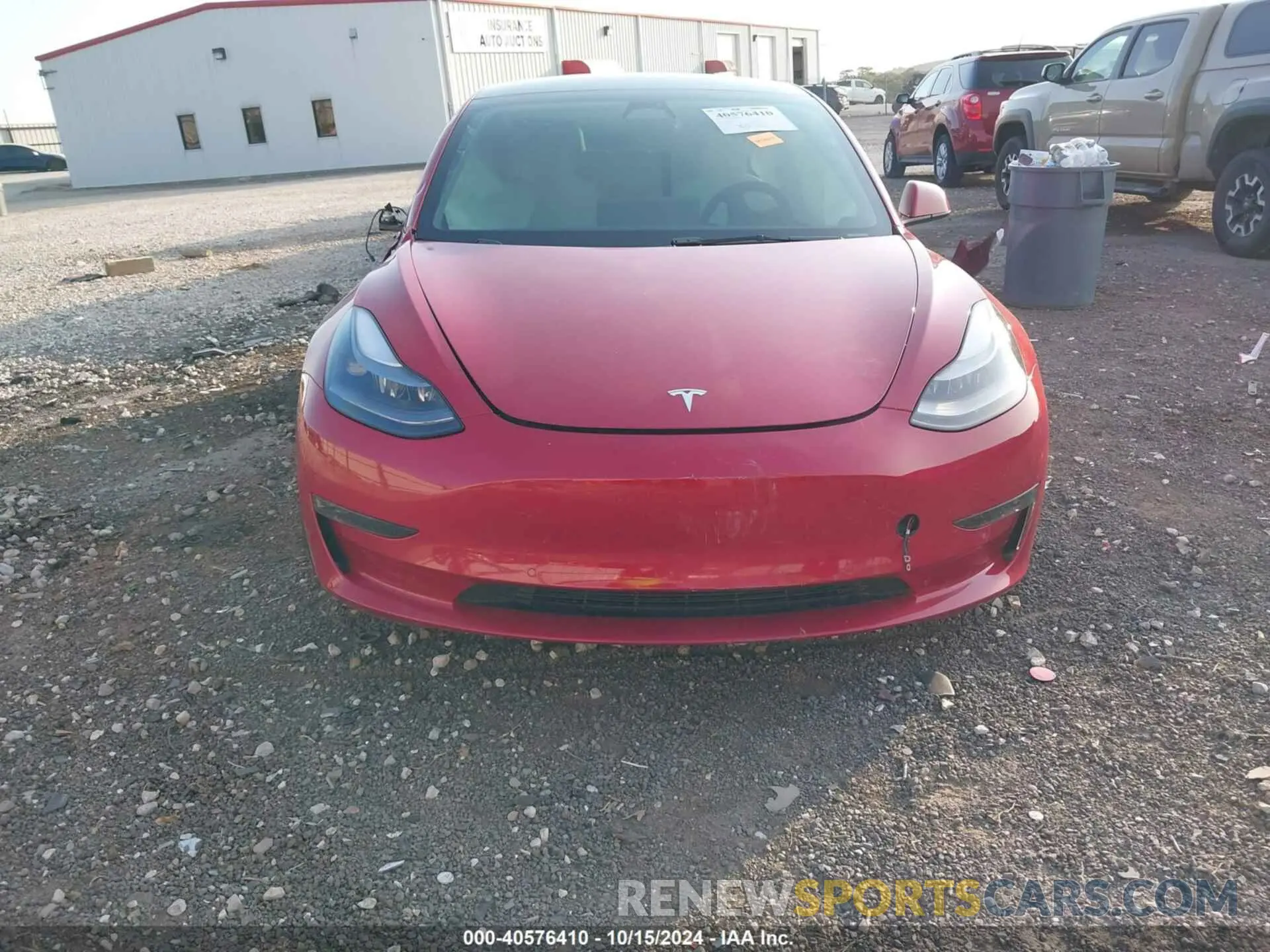 13 Photograph of a damaged car 5YJ3E1EB9NF323180 TESLA MODEL 3 2022