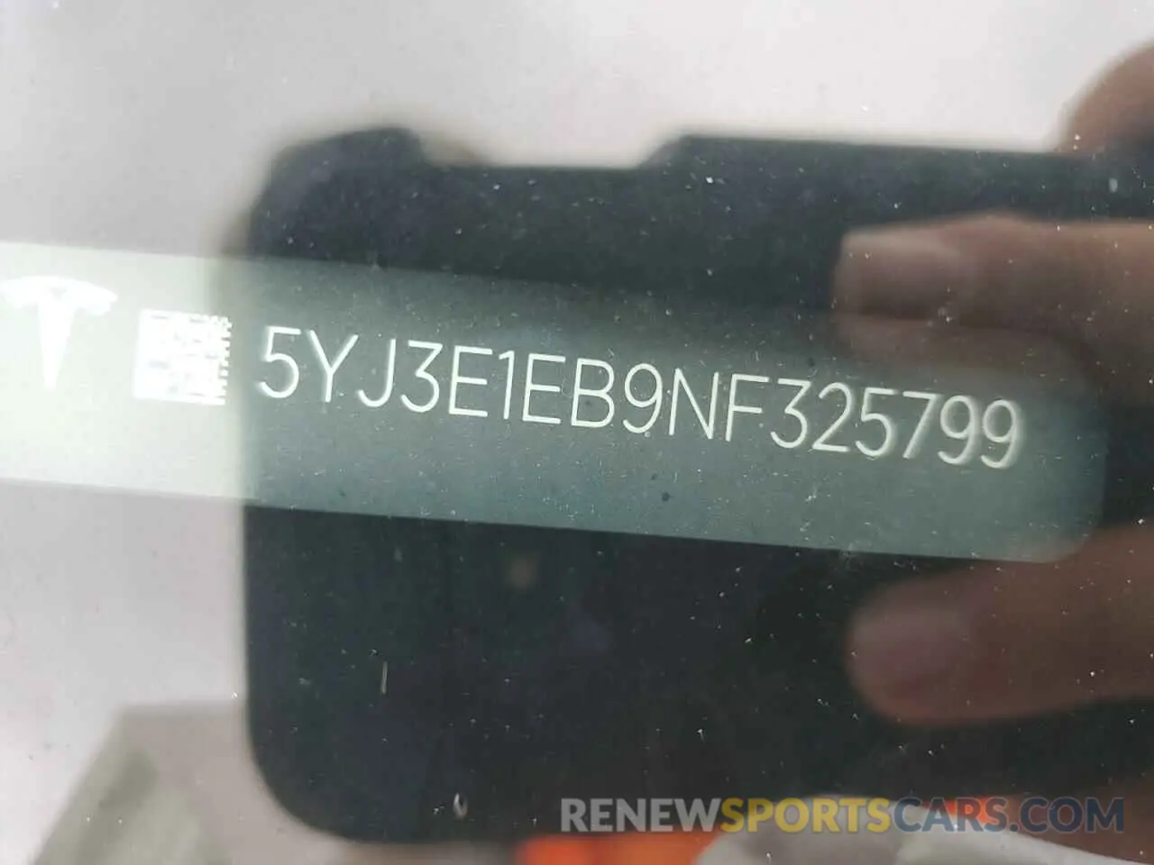 13 Photograph of a damaged car 5YJ3E1EB9NF325799 TESLA MODEL 3 2022