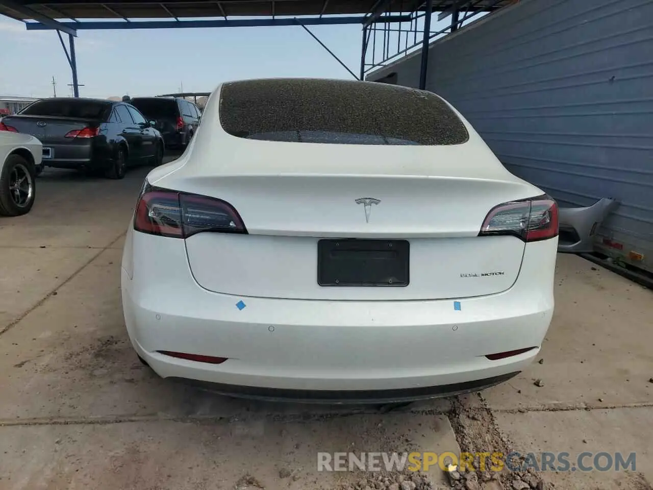 6 Photograph of a damaged car 5YJ3E1EB9NF350010 TESLA MODEL 3 2022