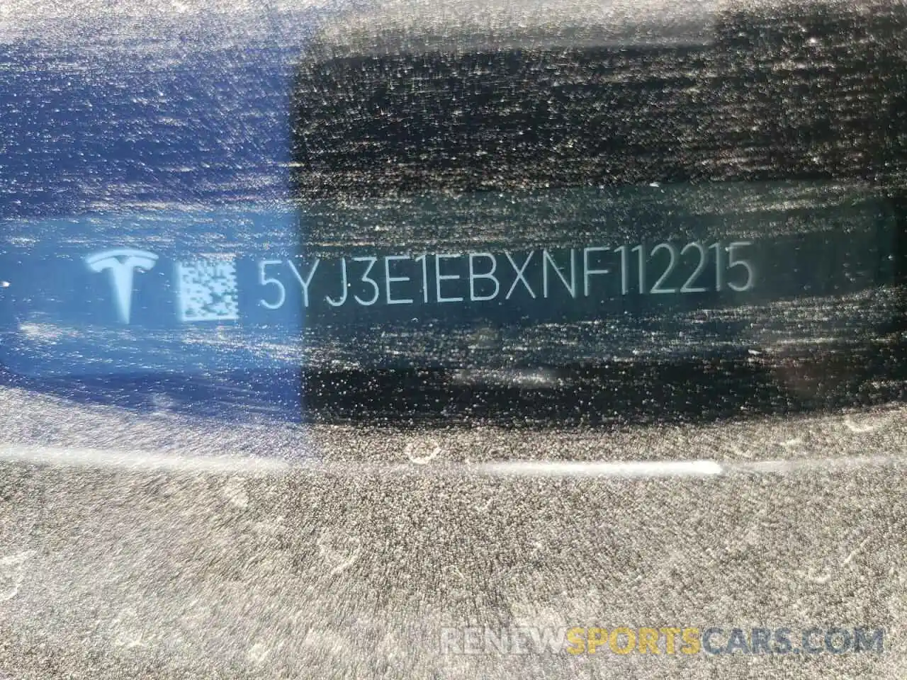 10 Photograph of a damaged car 5YJ3E1EBXNF112215 TESLA MODEL 3 2022