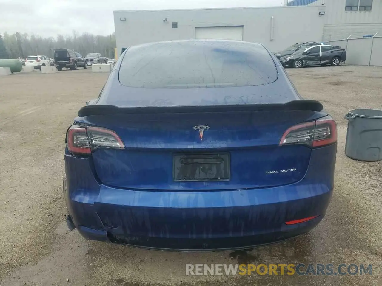 6 Photograph of a damaged car 5YJ3E1EBXNF124378 TESLA MODEL 3 2022