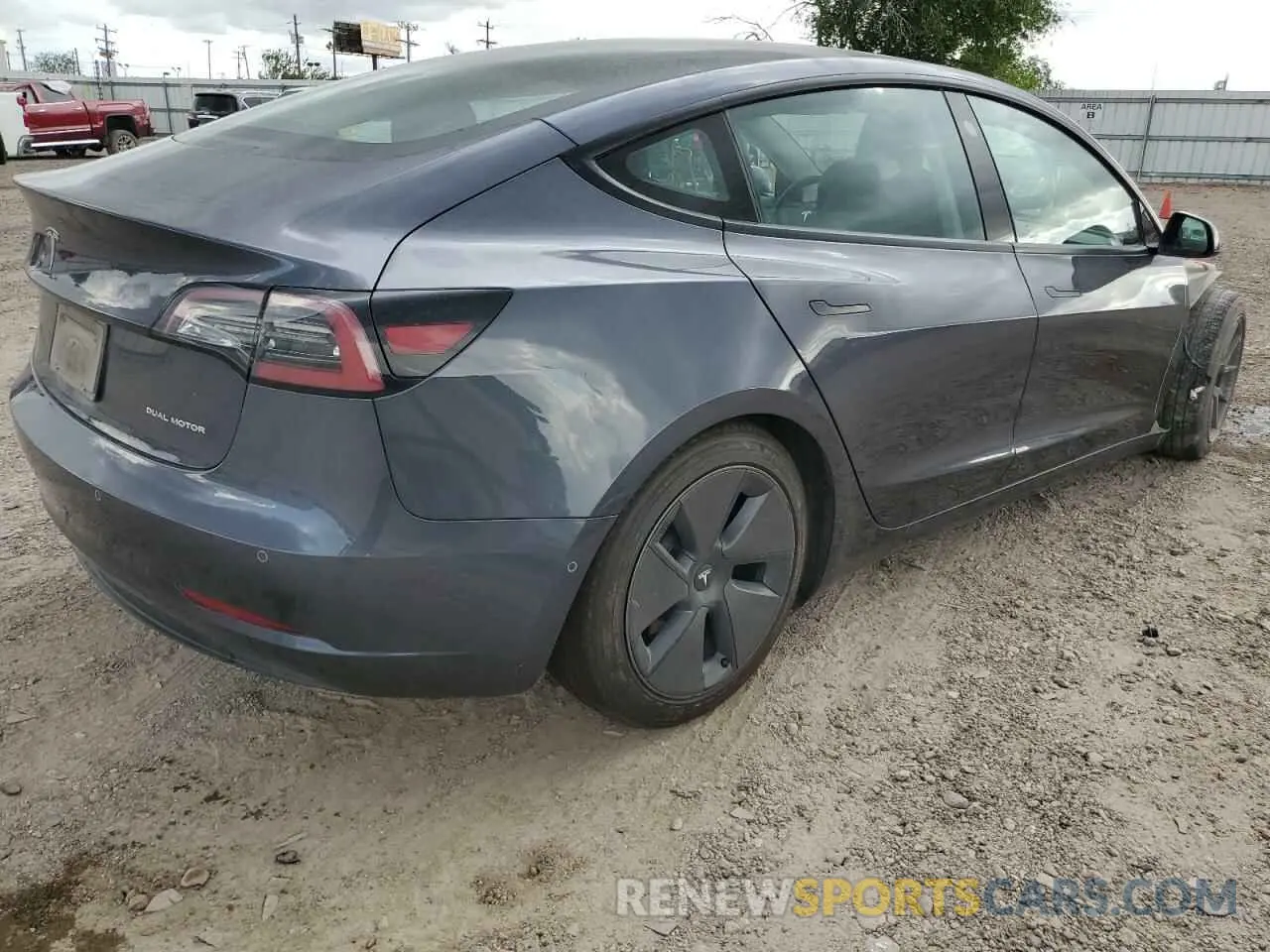 3 Photograph of a damaged car 5YJ3E1EBXNF125546 TESLA MODEL 3 2022