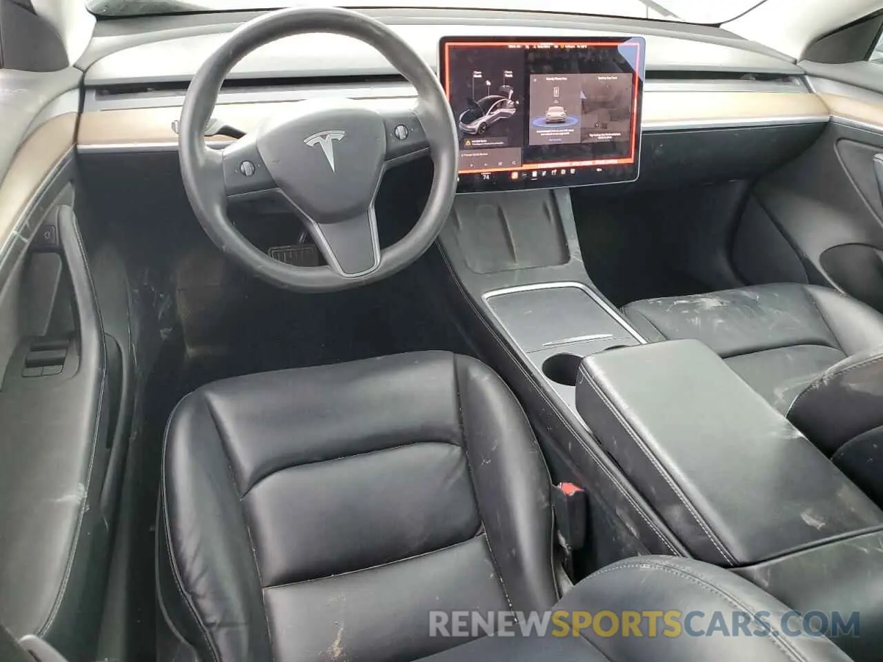8 Photograph of a damaged car 5YJ3E1EBXNF125546 TESLA MODEL 3 2022