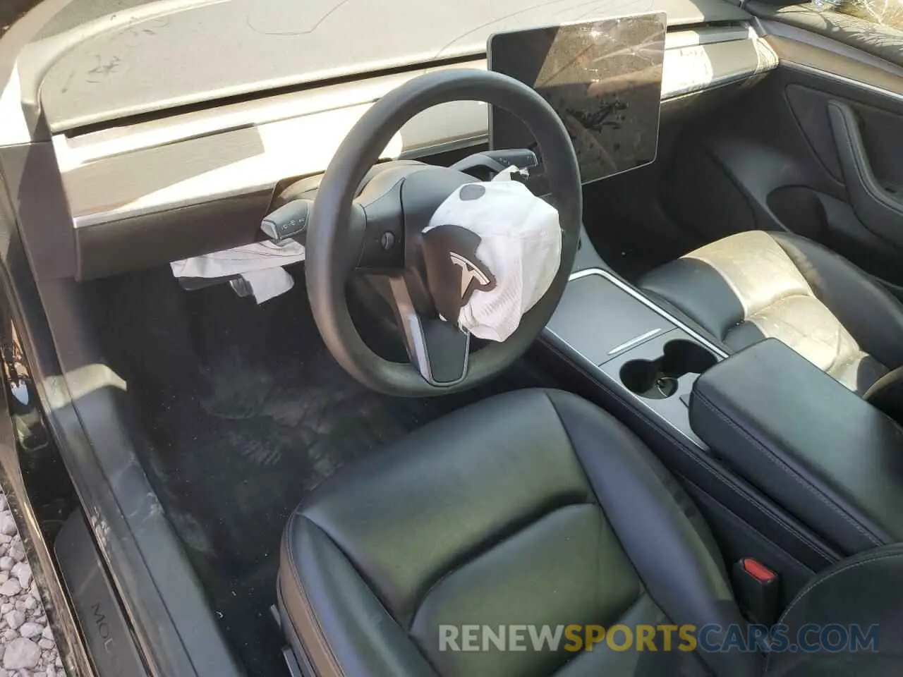8 Photograph of a damaged car 5YJ3E1EBXNF127250 TESLA MODEL 3 2022