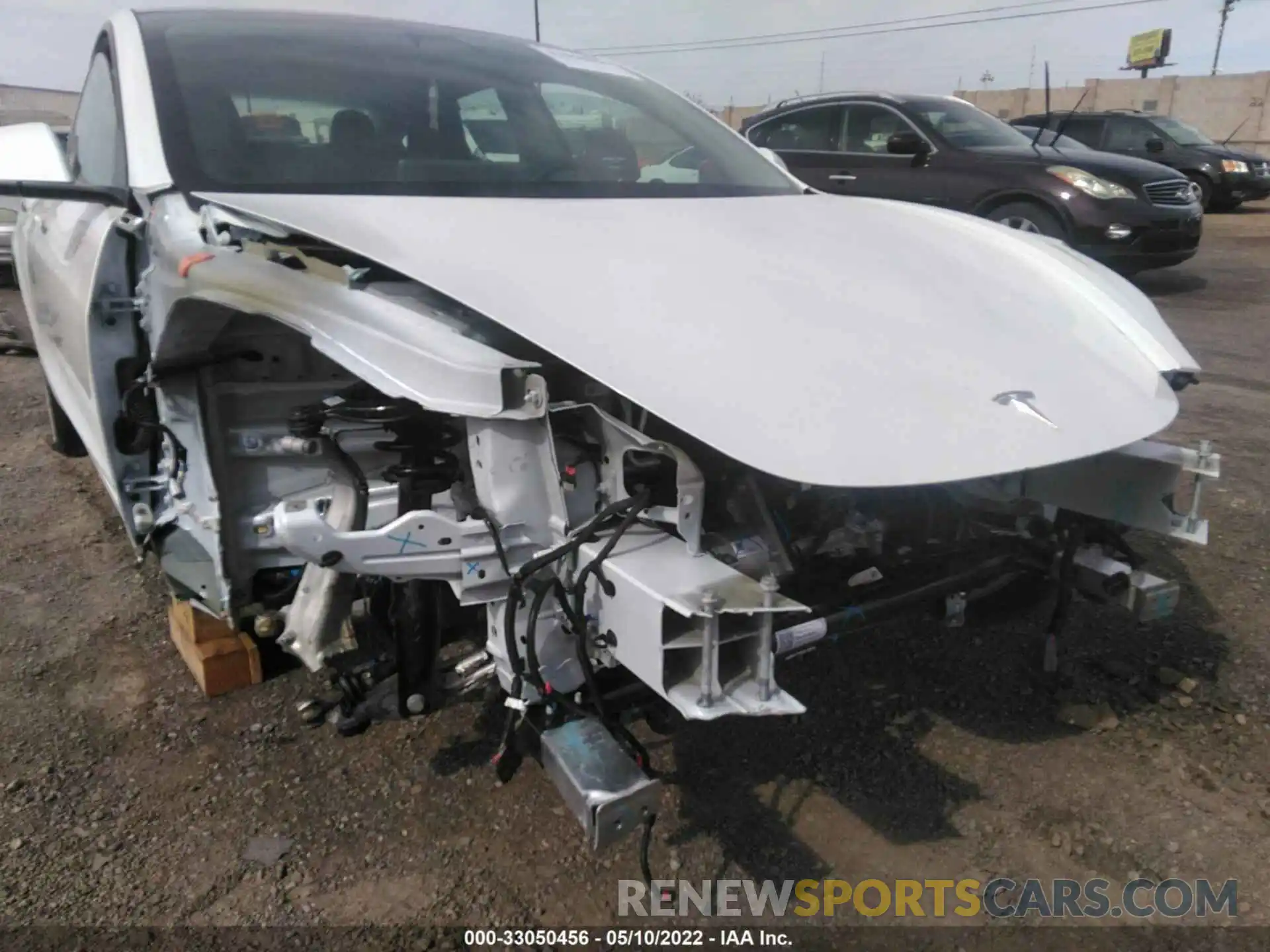 6 Photograph of a damaged car 5YJ3E1EBXNF134571 TESLA MODEL 3 2022