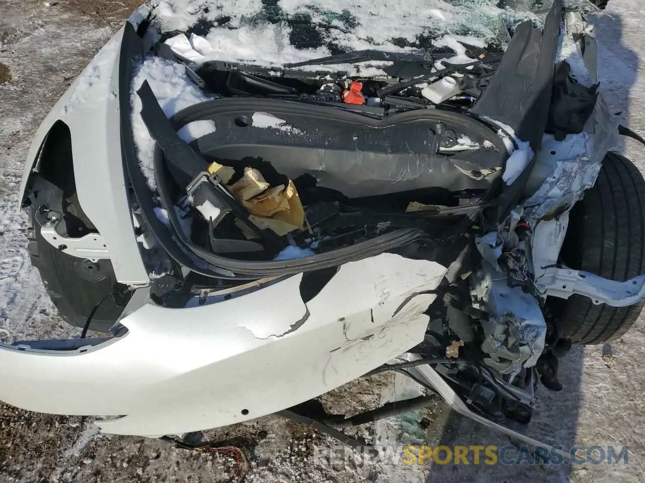 13 Photograph of a damaged car 5YJ3E1EBXNF153346 TESLA MODEL 3 2022