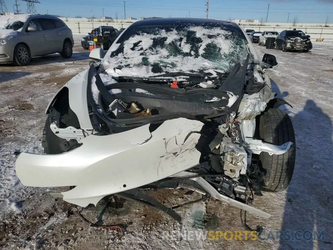 5 Photograph of a damaged car 5YJ3E1EBXNF153346 TESLA MODEL 3 2022