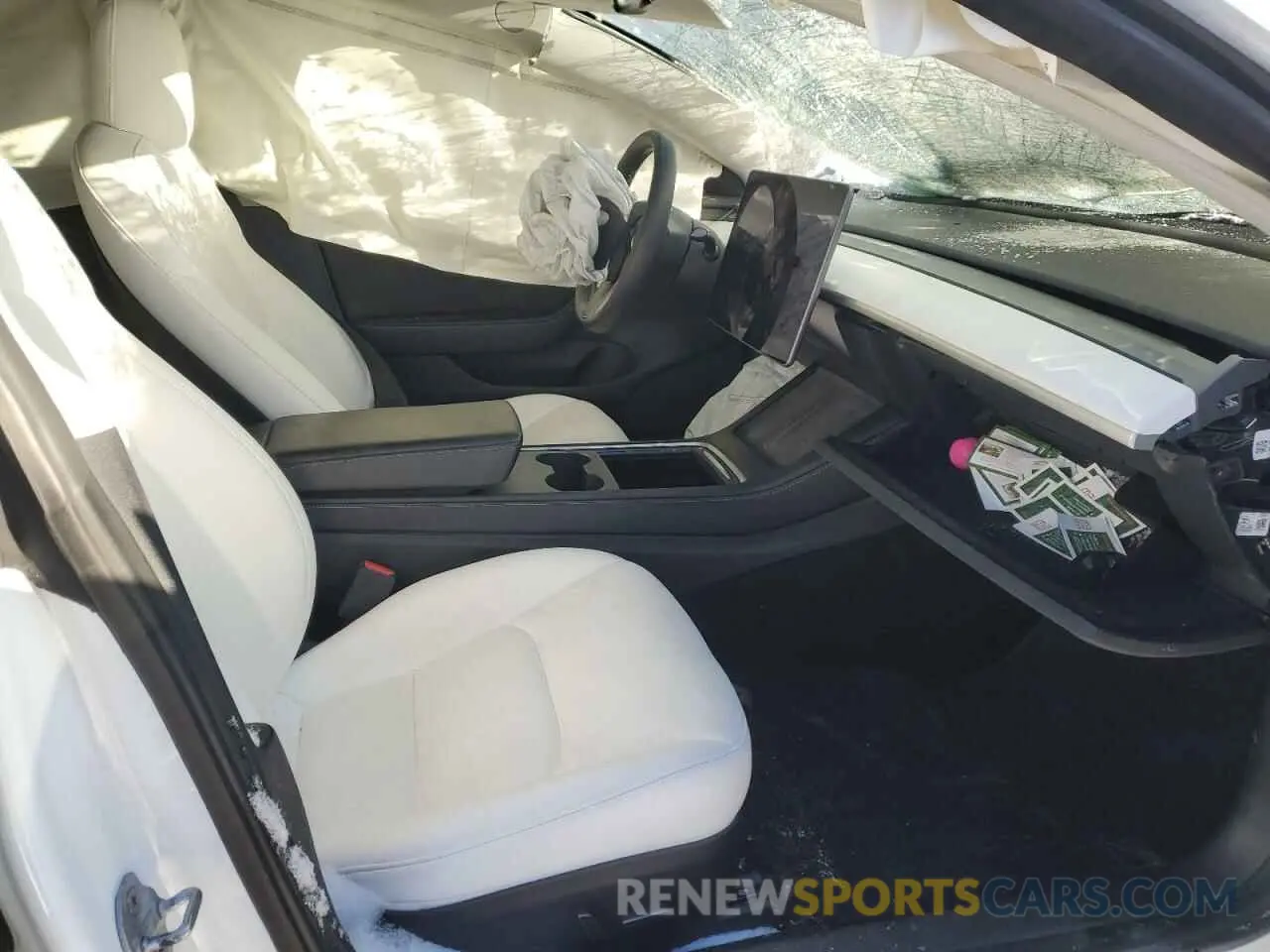 7 Photograph of a damaged car 5YJ3E1EBXNF153346 TESLA MODEL 3 2022
