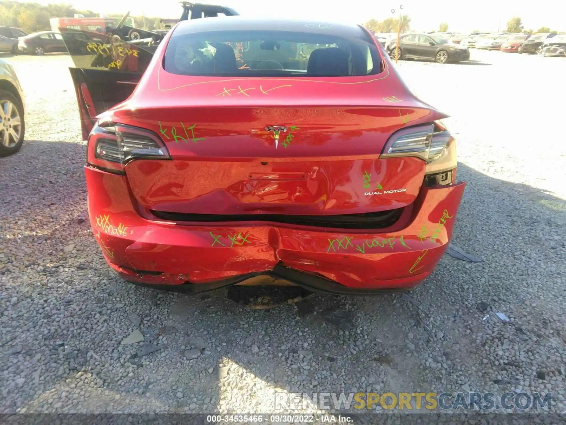 6 Photograph of a damaged car 5YJ3E1EBXNF154853 TESLA MODEL 3 2022