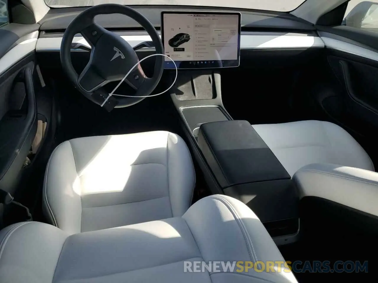 8 Photograph of a damaged car 5YJ3E1EBXNF155050 TESLA MODEL 3 2022