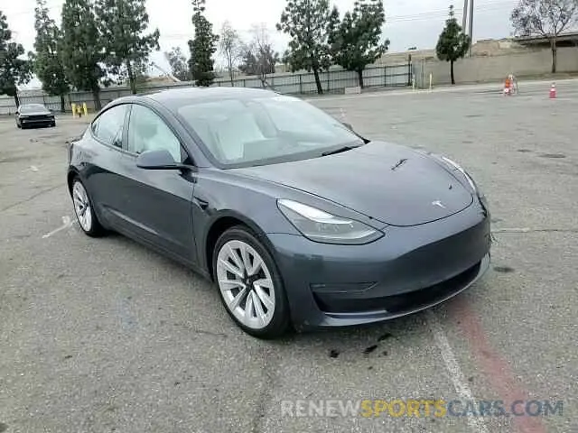 13 Photograph of a damaged car 5YJ3E1EBXNF166128 TESLA MODEL 3 2022