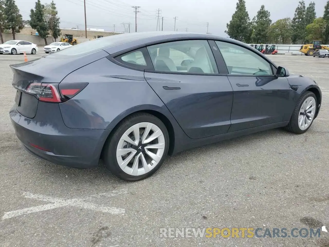 3 Photograph of a damaged car 5YJ3E1EBXNF166128 TESLA MODEL 3 2022
