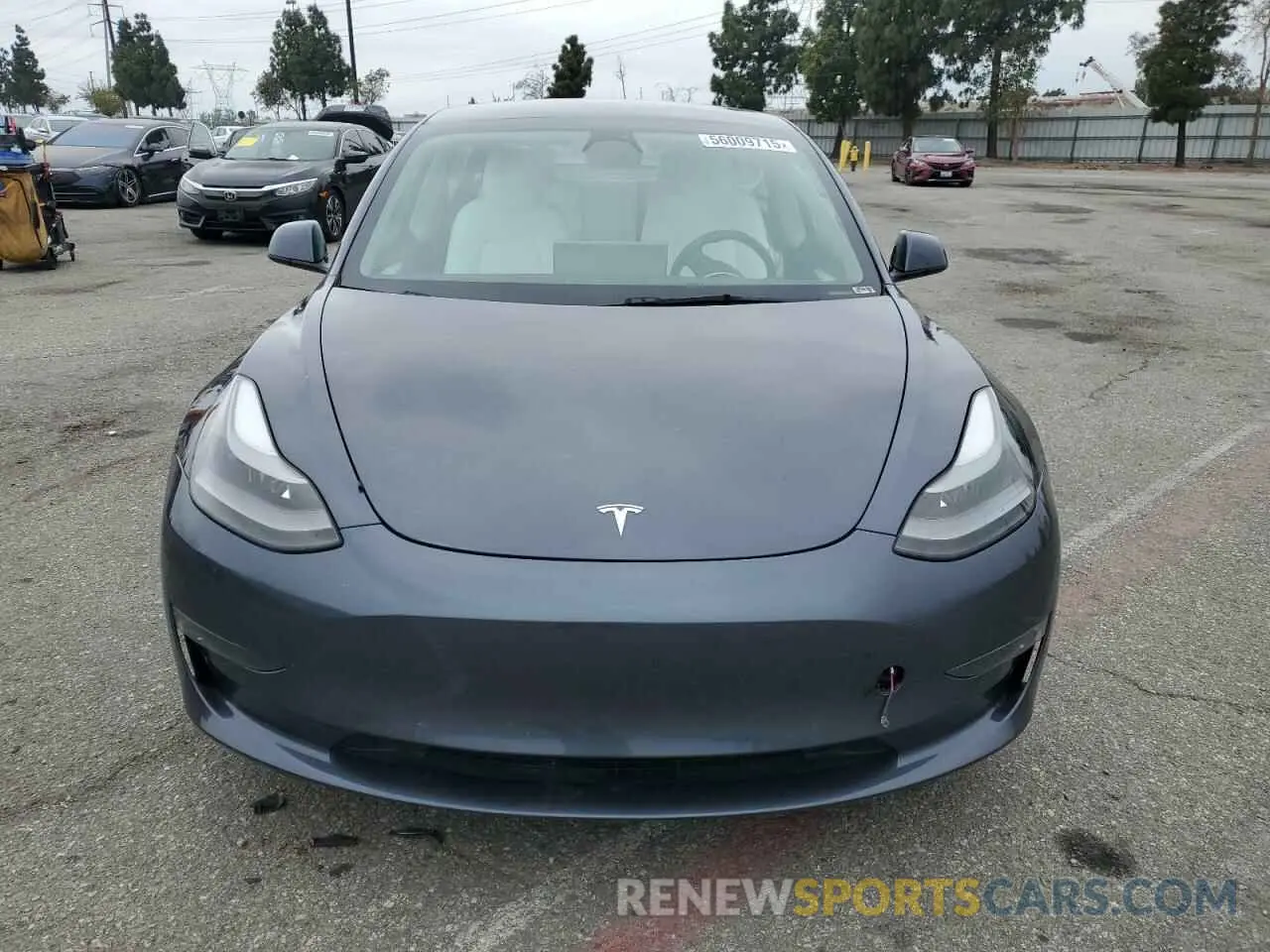 5 Photograph of a damaged car 5YJ3E1EBXNF166128 TESLA MODEL 3 2022