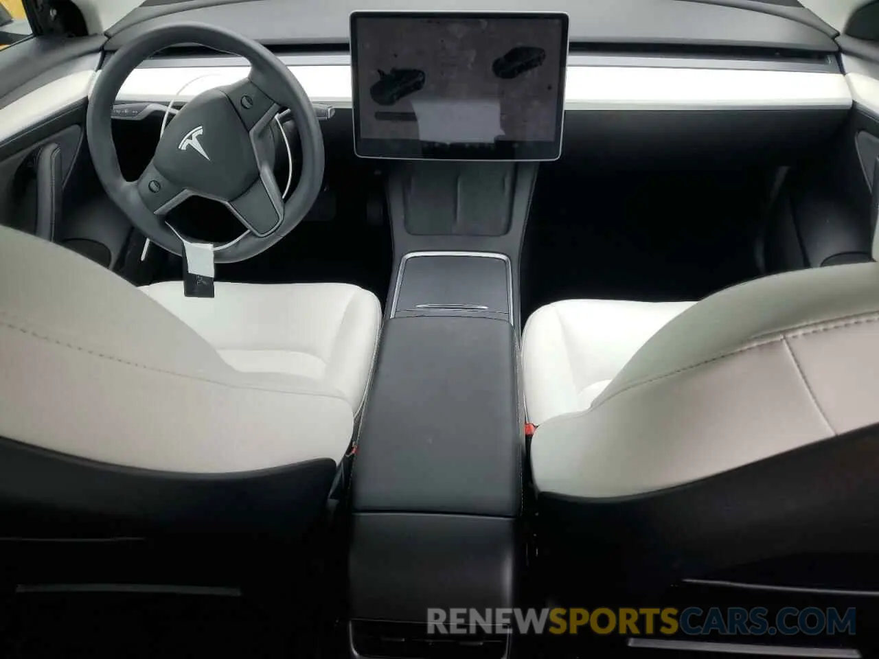 8 Photograph of a damaged car 5YJ3E1EBXNF166128 TESLA MODEL 3 2022