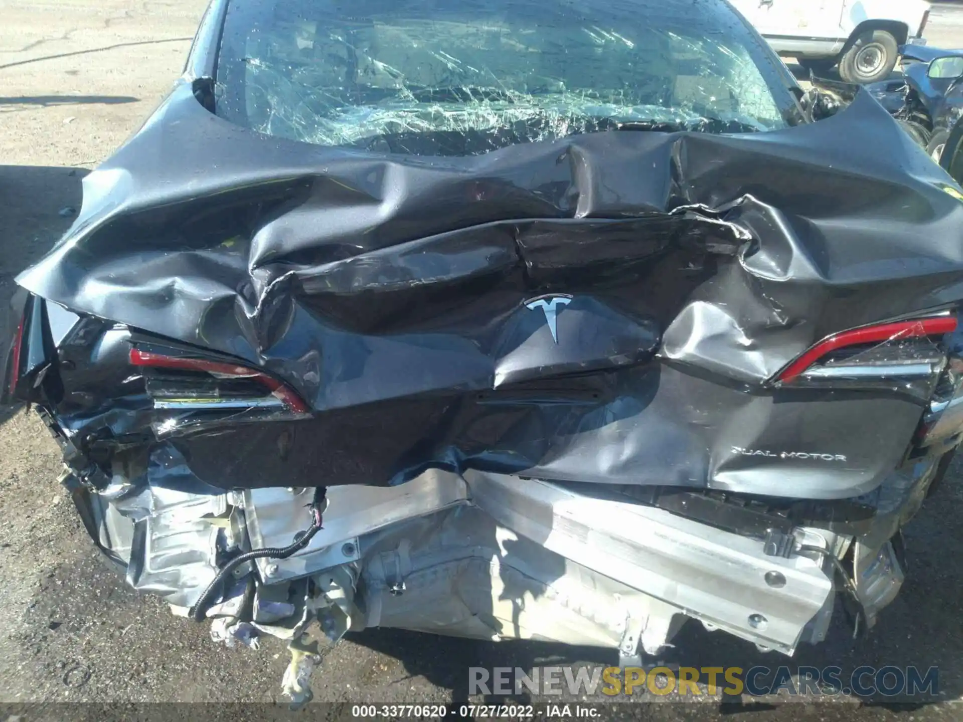 6 Photograph of a damaged car 5YJ3E1EBXNF170230 TESLA MODEL 3 2022