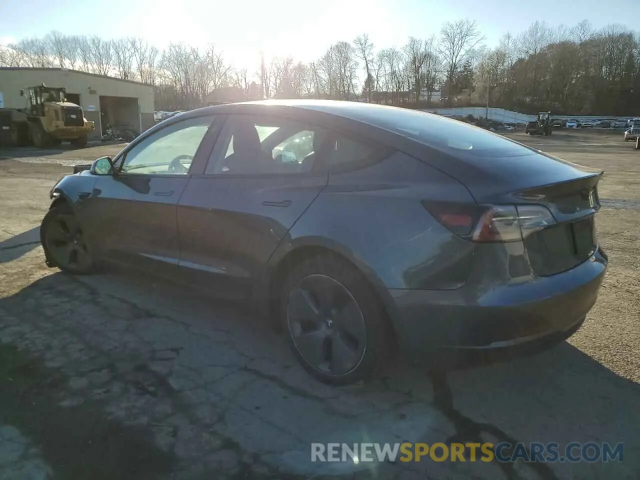 2 Photograph of a damaged car 5YJ3E1EBXNF173760 TESLA MODEL 3 2022