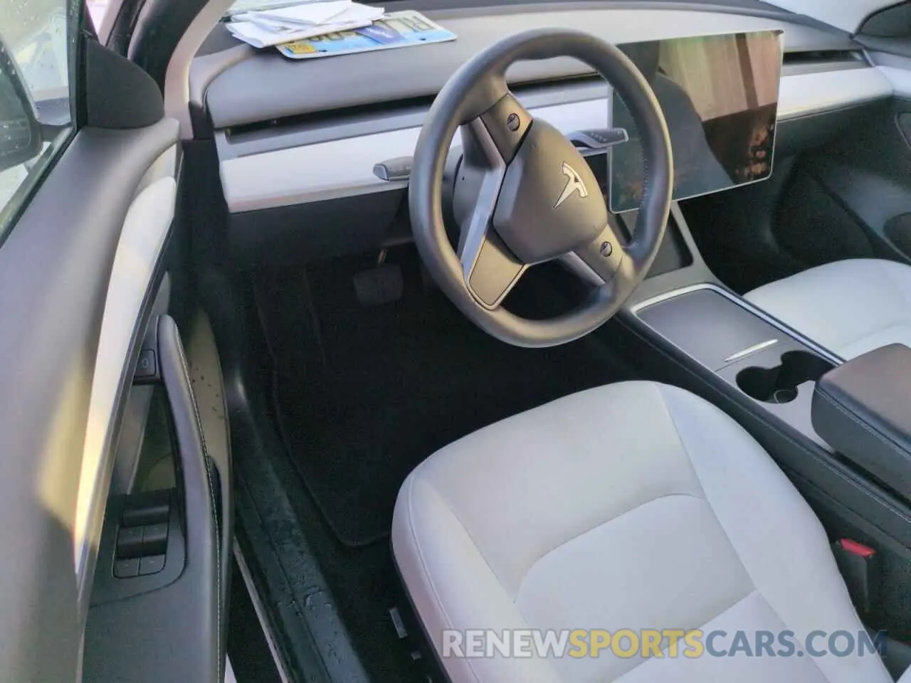 8 Photograph of a damaged car 5YJ3E1EBXNF181454 TESLA MODEL 3 2022