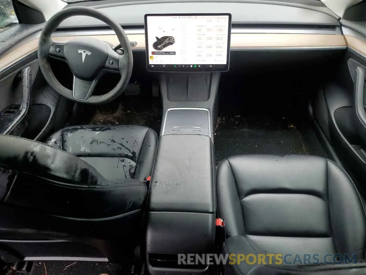8 Photograph of a damaged car 5YJ3E1EBXNF185018 TESLA MODEL 3 2022