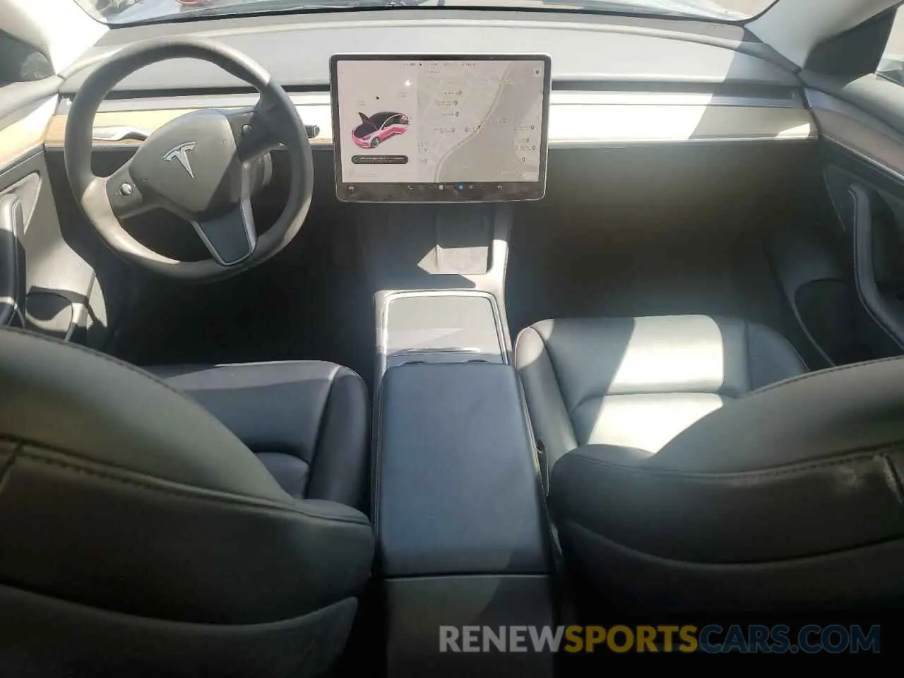 8 Photograph of a damaged car 5YJ3E1EBXNF188596 TESLA MODEL 3 2022