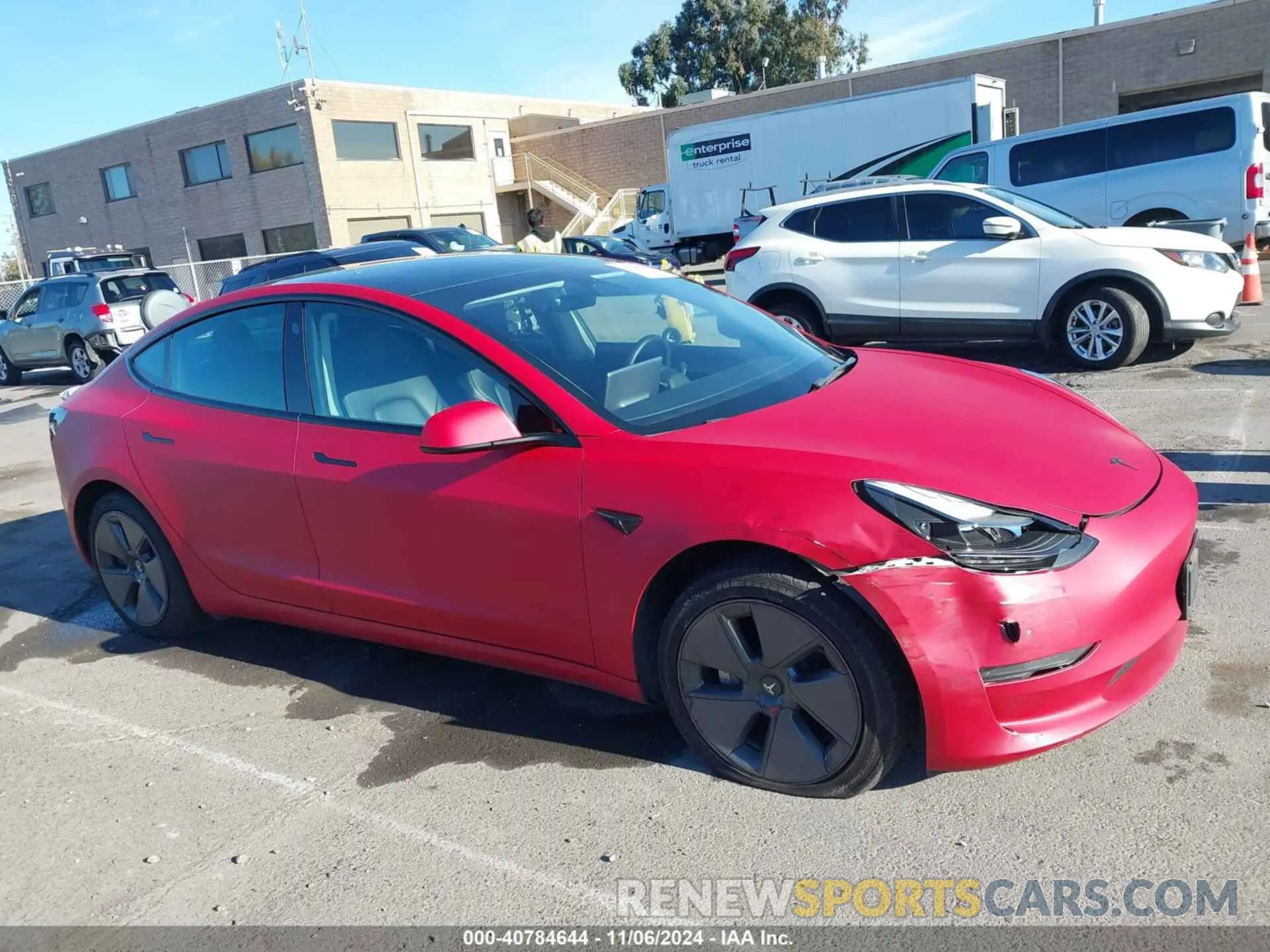 13 Photograph of a damaged car 5YJ3E1EBXNF190963 TESLA MODEL 3 2022