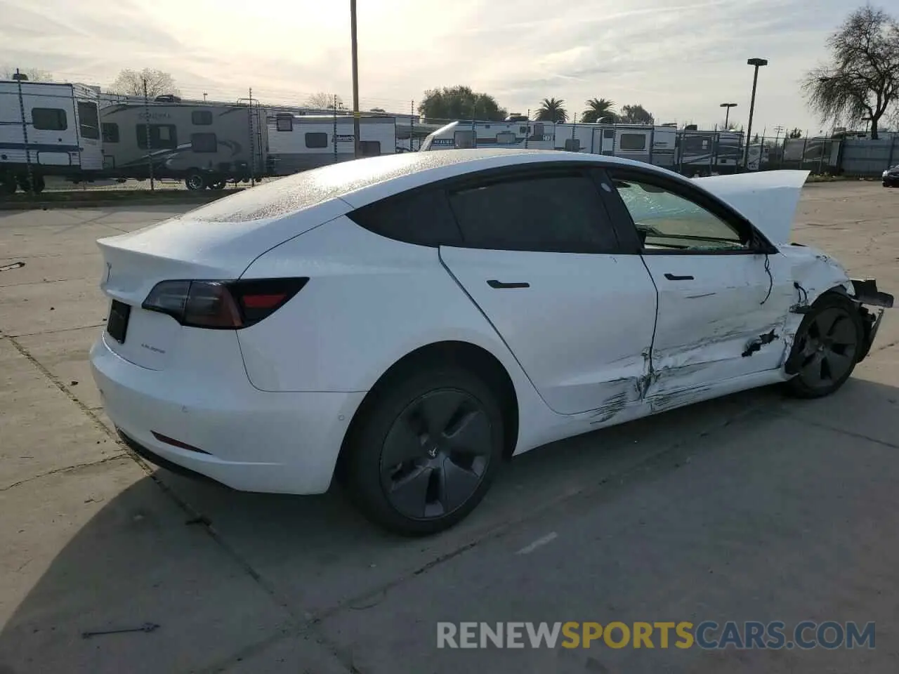 3 Photograph of a damaged car 5YJ3E1EBXNF204506 TESLA MODEL 3 2022