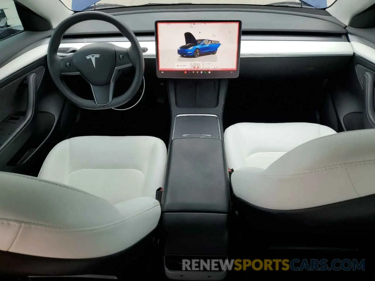 8 Photograph of a damaged car 5YJ3E1EBXNF230877 TESLA MODEL 3 2022