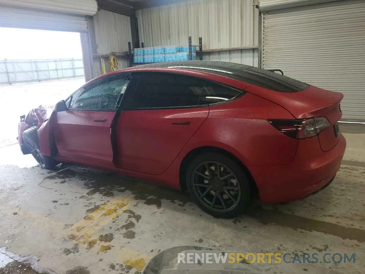 2 Photograph of a damaged car 5YJ3E1EBXNF240857 TESLA MODEL 3 2022