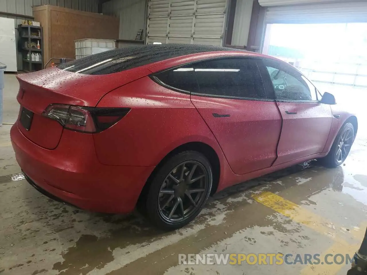 3 Photograph of a damaged car 5YJ3E1EBXNF240857 TESLA MODEL 3 2022