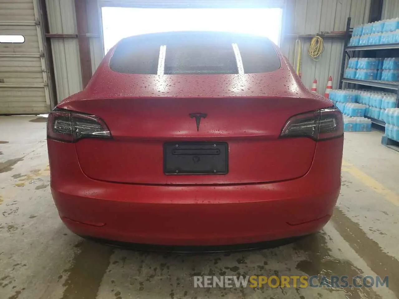 6 Photograph of a damaged car 5YJ3E1EBXNF240857 TESLA MODEL 3 2022