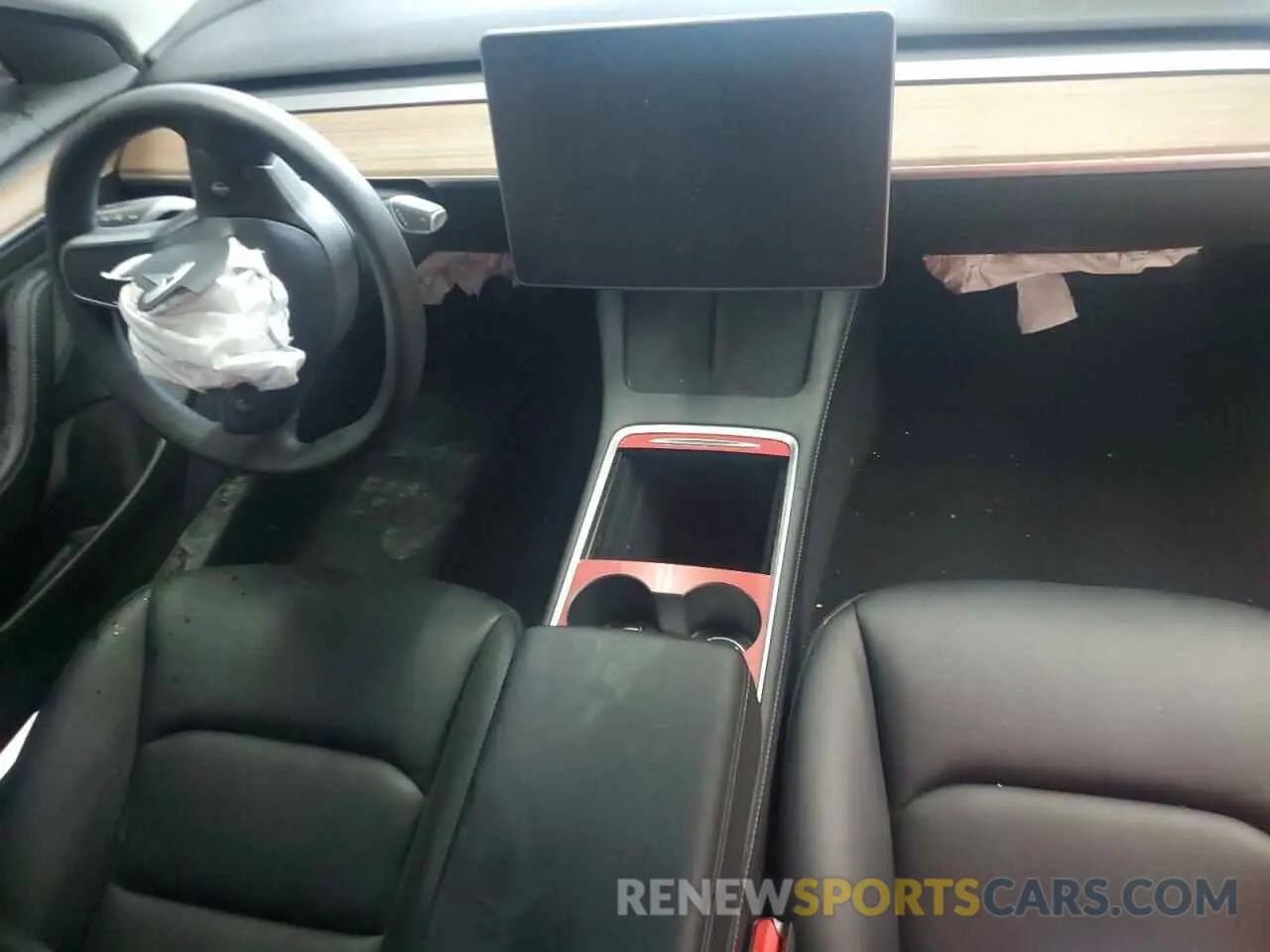 8 Photograph of a damaged car 5YJ3E1EBXNF240857 TESLA MODEL 3 2022