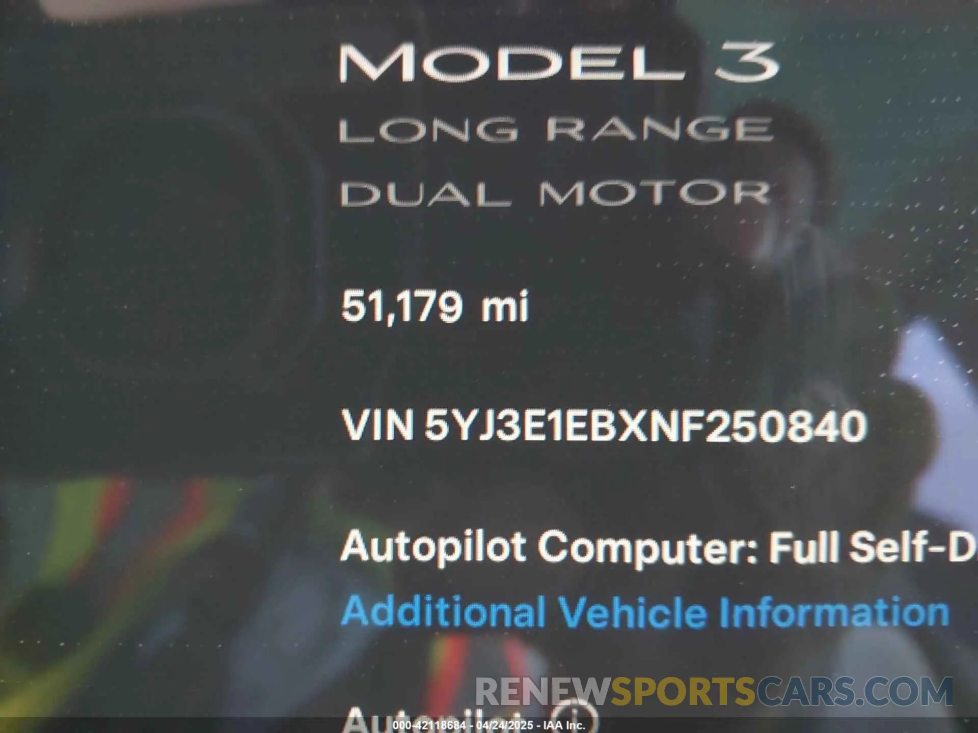 14 Photograph of a damaged car 5YJ3E1EBXNF250840 TESLA MODEL 3 2022