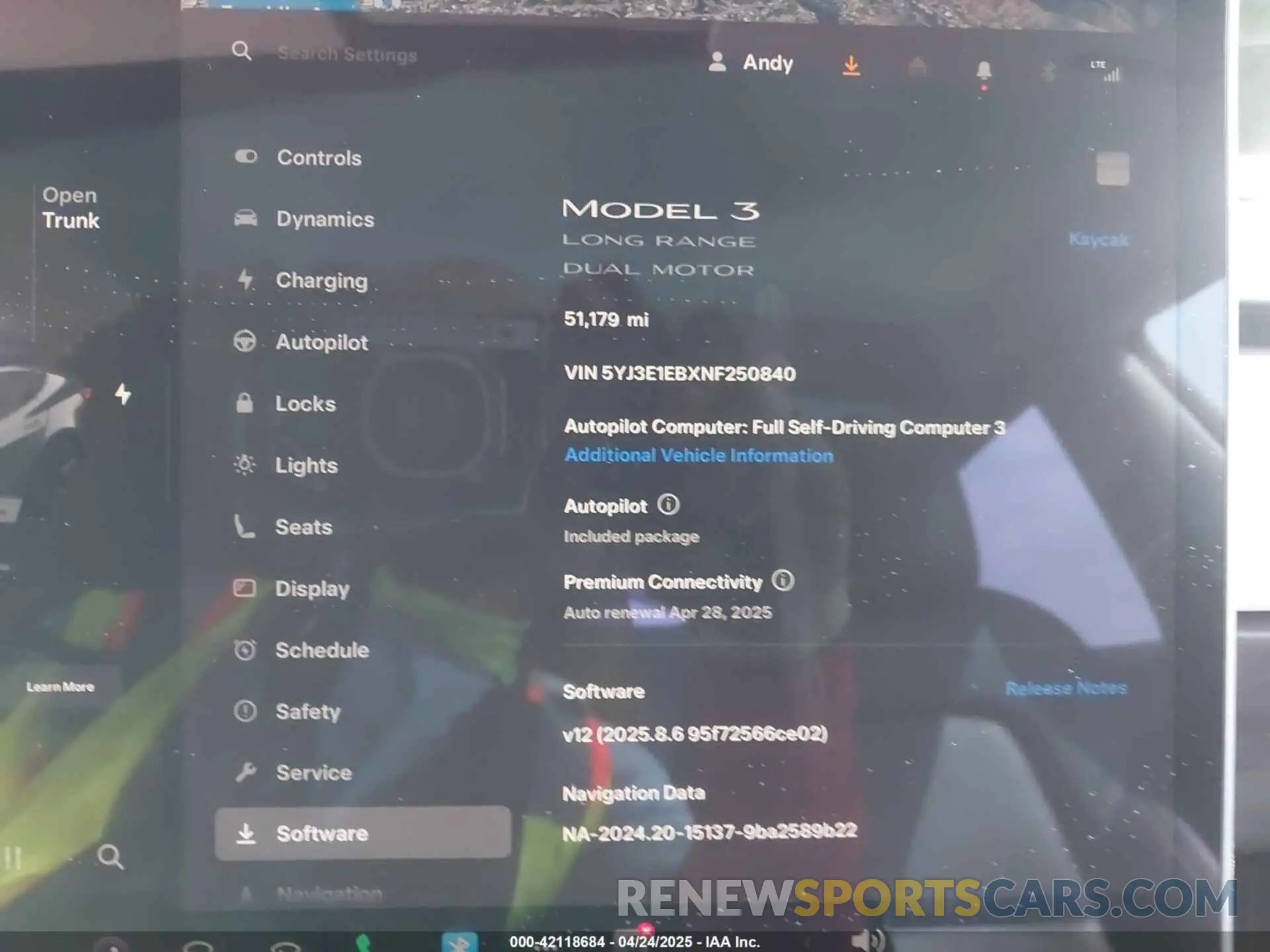 7 Photograph of a damaged car 5YJ3E1EBXNF250840 TESLA MODEL 3 2022
