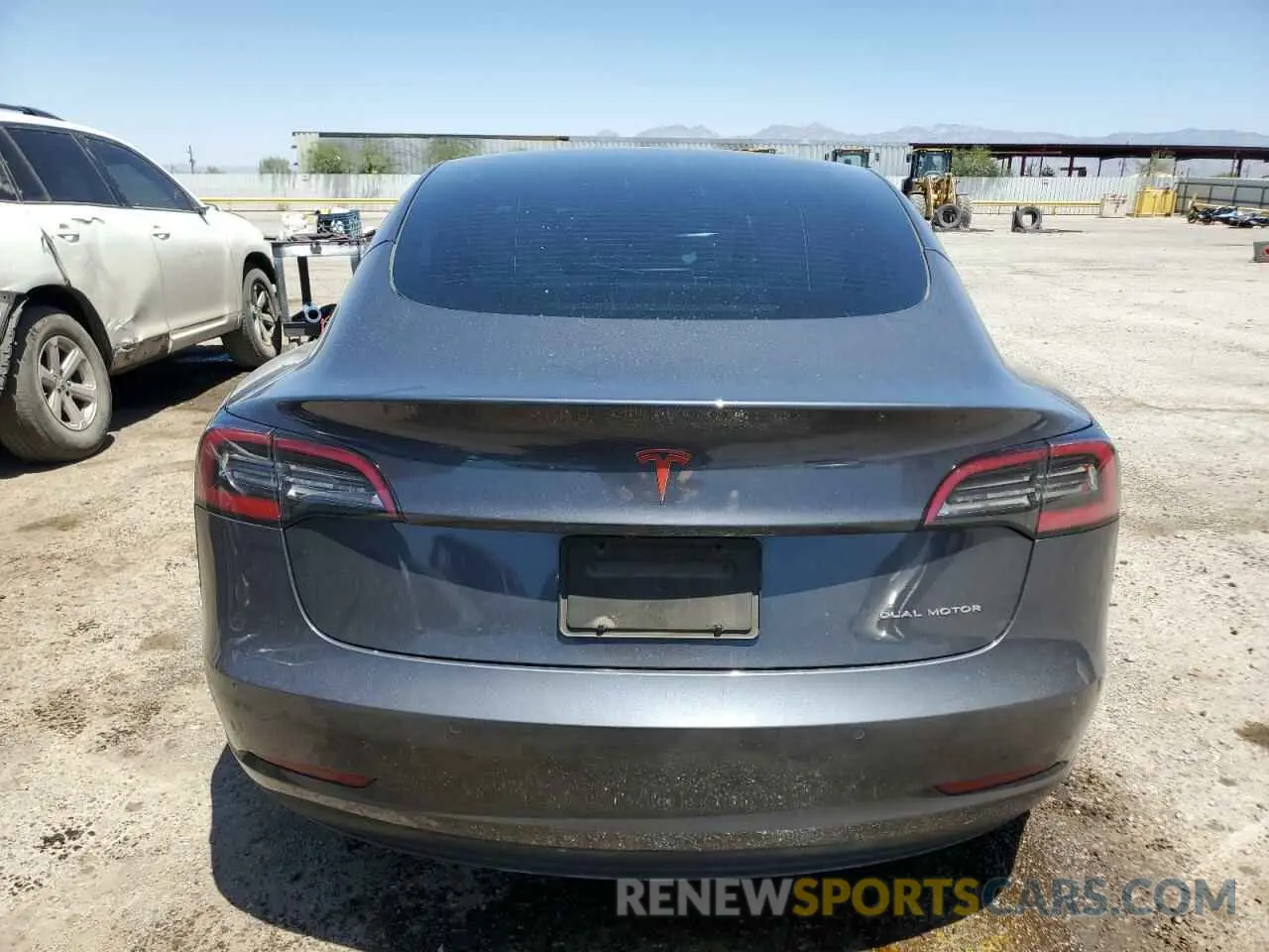6 Photograph of a damaged car 5YJ3E1EBXNF263832 TESLA MODEL 3 2022