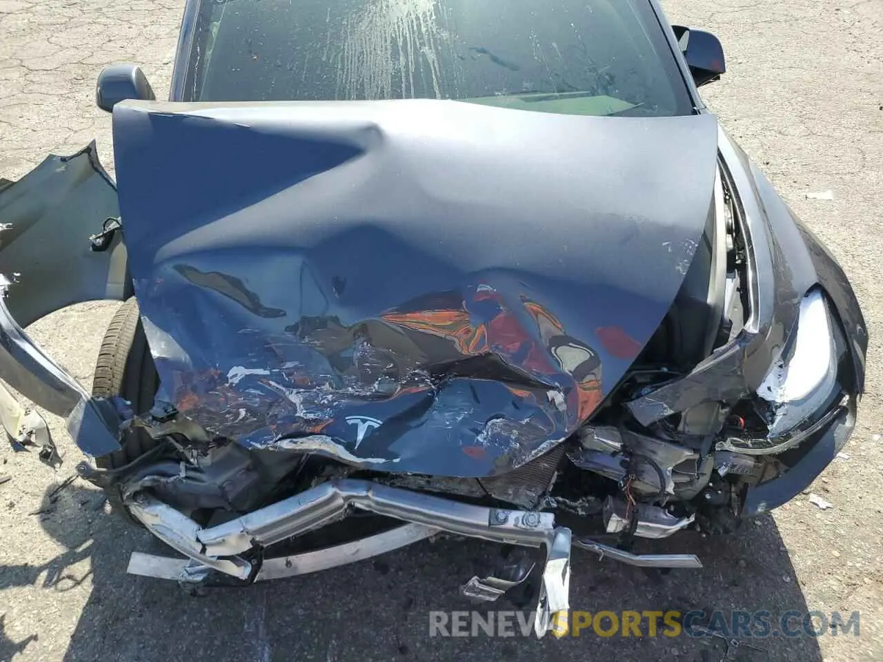 11 Photograph of a damaged car 5YJ3E1EBXNF267671 TESLA MODEL 3 2022