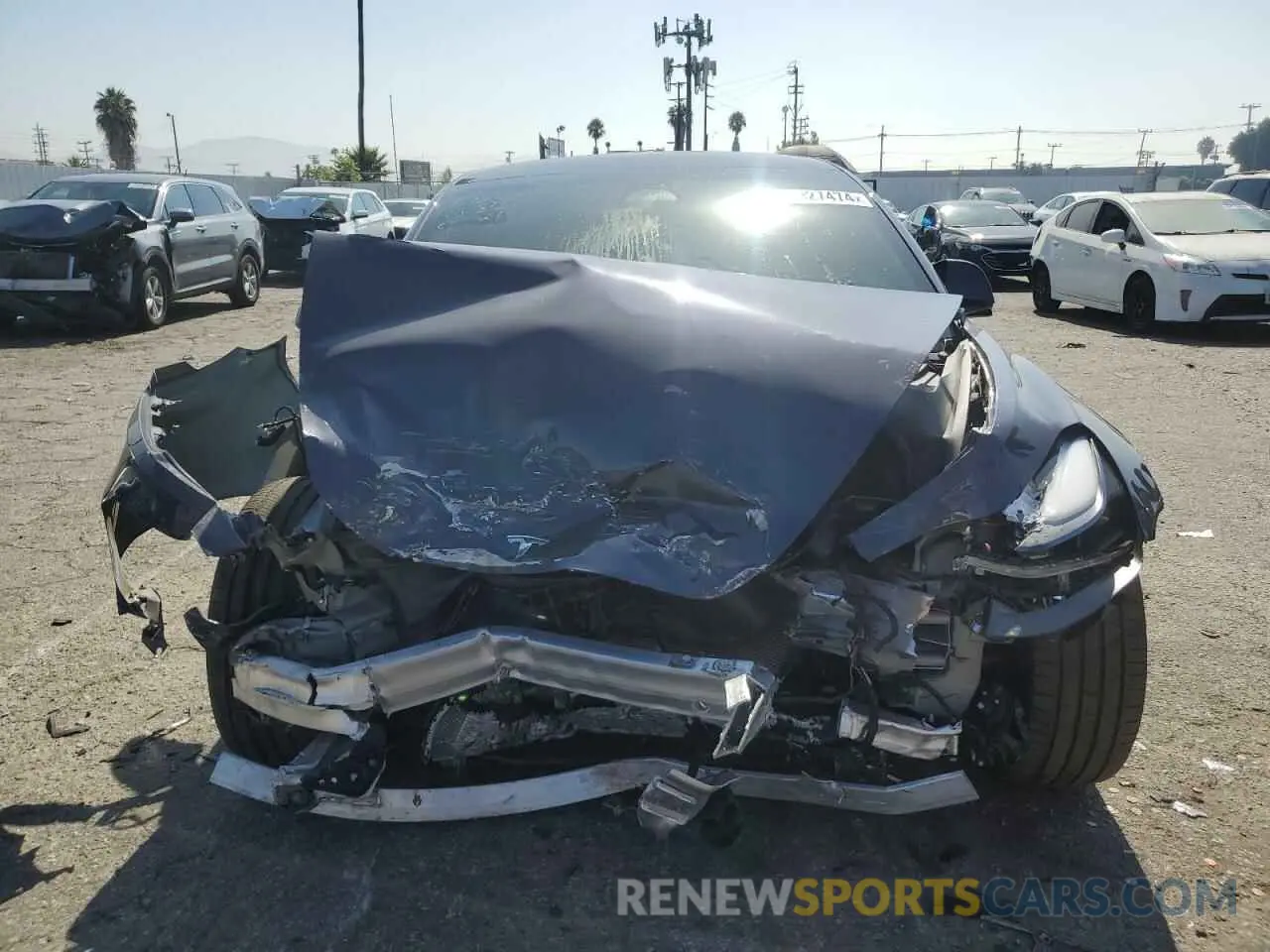 5 Photograph of a damaged car 5YJ3E1EBXNF267671 TESLA MODEL 3 2022
