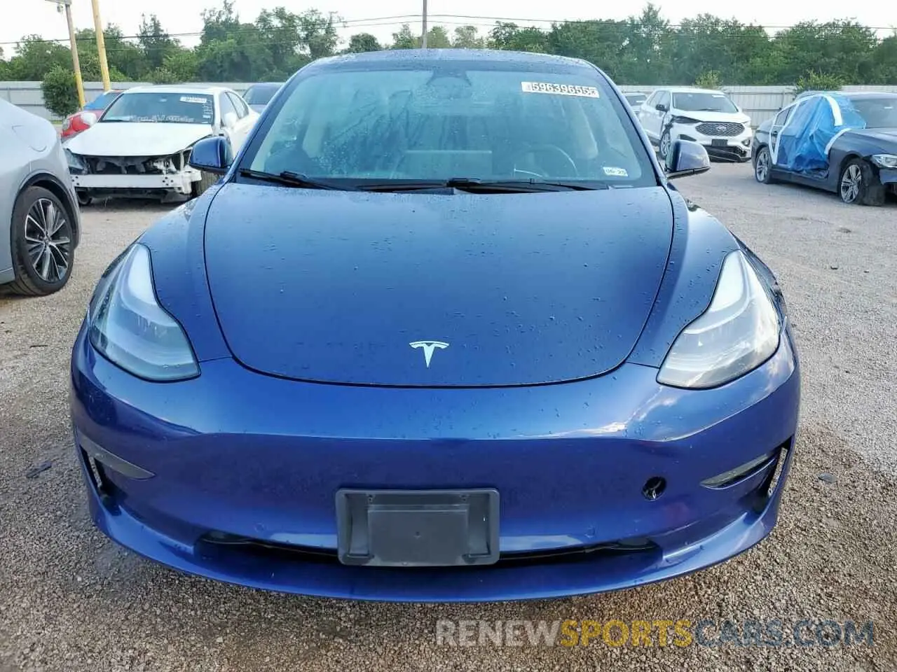 5 Photograph of a damaged car 5YJ3E1EBXNF286169 TESLA MODEL 3 2022